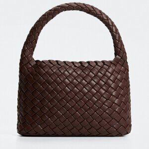 Mango Braided design bag Chocolate